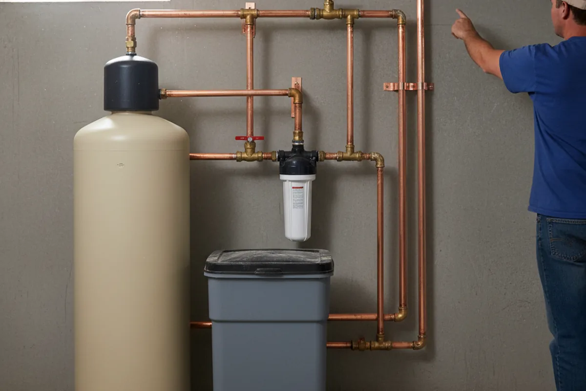 Whole-house water treatment system installed in Halls